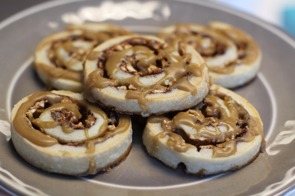 Apple Pie Cookies with Caramel Drizzle recipe