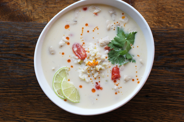 Thai Coconut Soup - Tom Kha Gai 2a